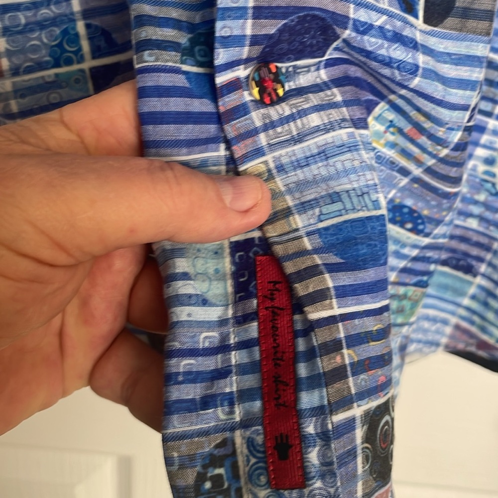 Visconti Black - Blue Patchwork Checkered Dress S… - image 3